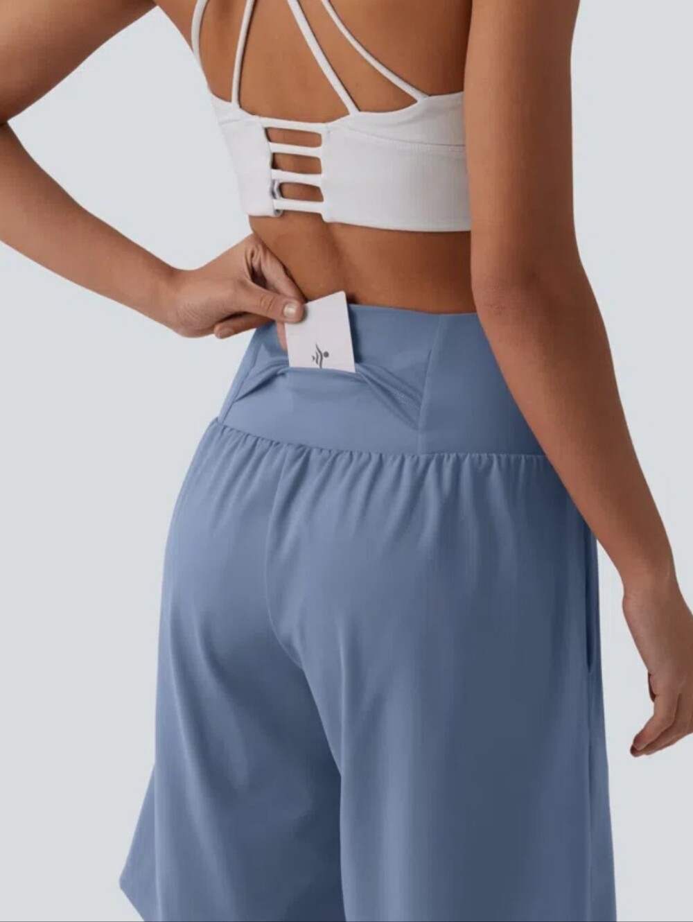 HALARA SoftlyZero™ Airy Super High Waisted 2-in-1 InstantCool Yoga Shorts 7" XL